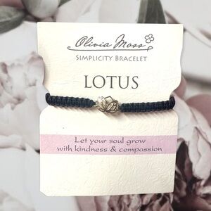 NEW olivia moss lotus bracelet​